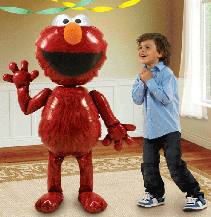Elmo Super Shape Airwalker Balloon
